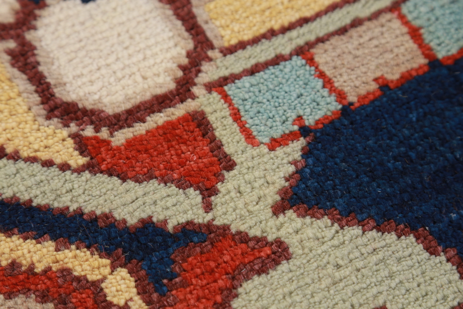Geometric Heriz Serapi Indian Area Rug 9x14