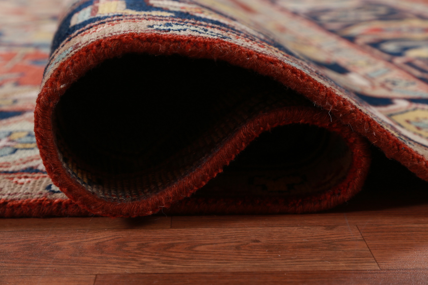 Geometric Heriz Serapi Indian Area Rug 9x14