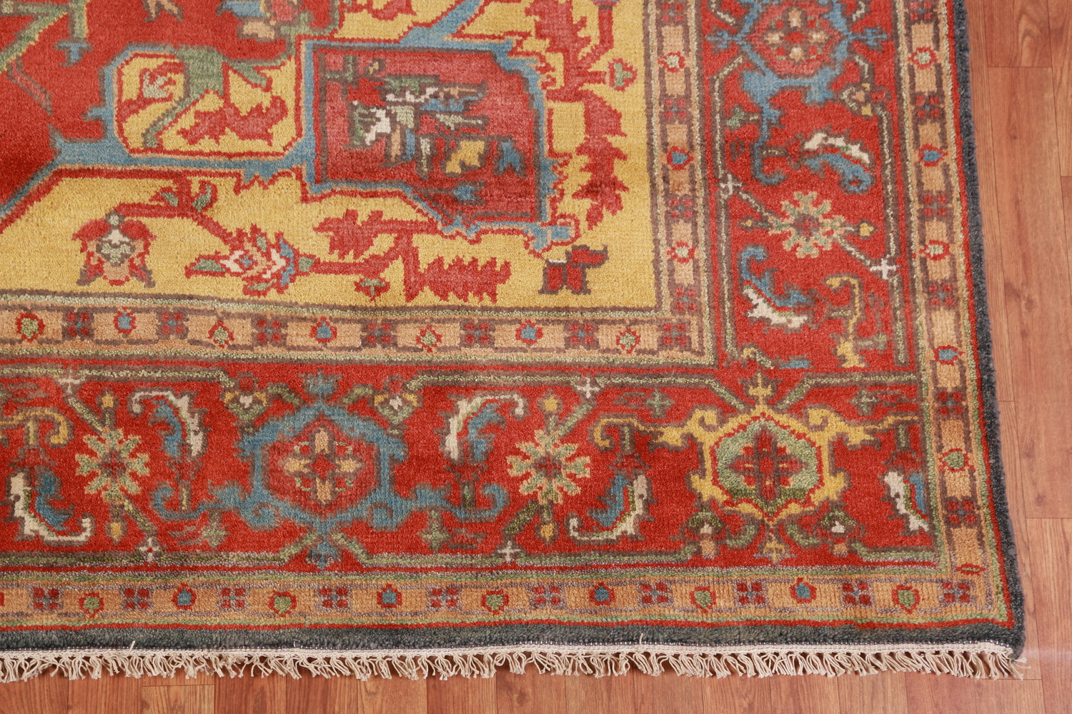 Handmade Heriz Serapi Indian Area Rug 9x12