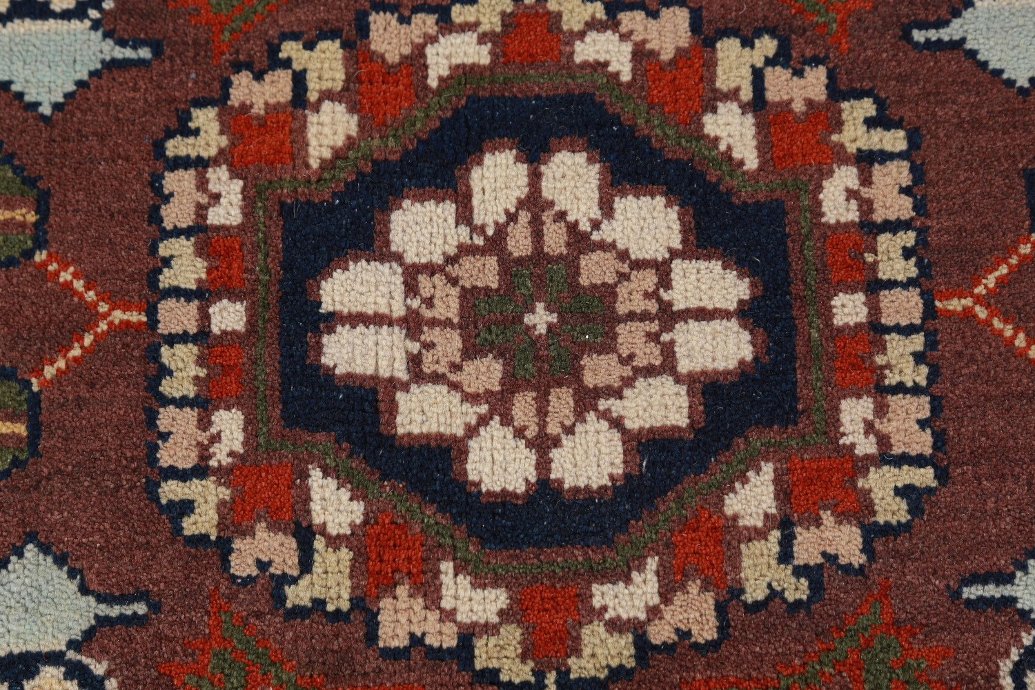 Geometric Heriz Serapi Indian Large Rug 10x14