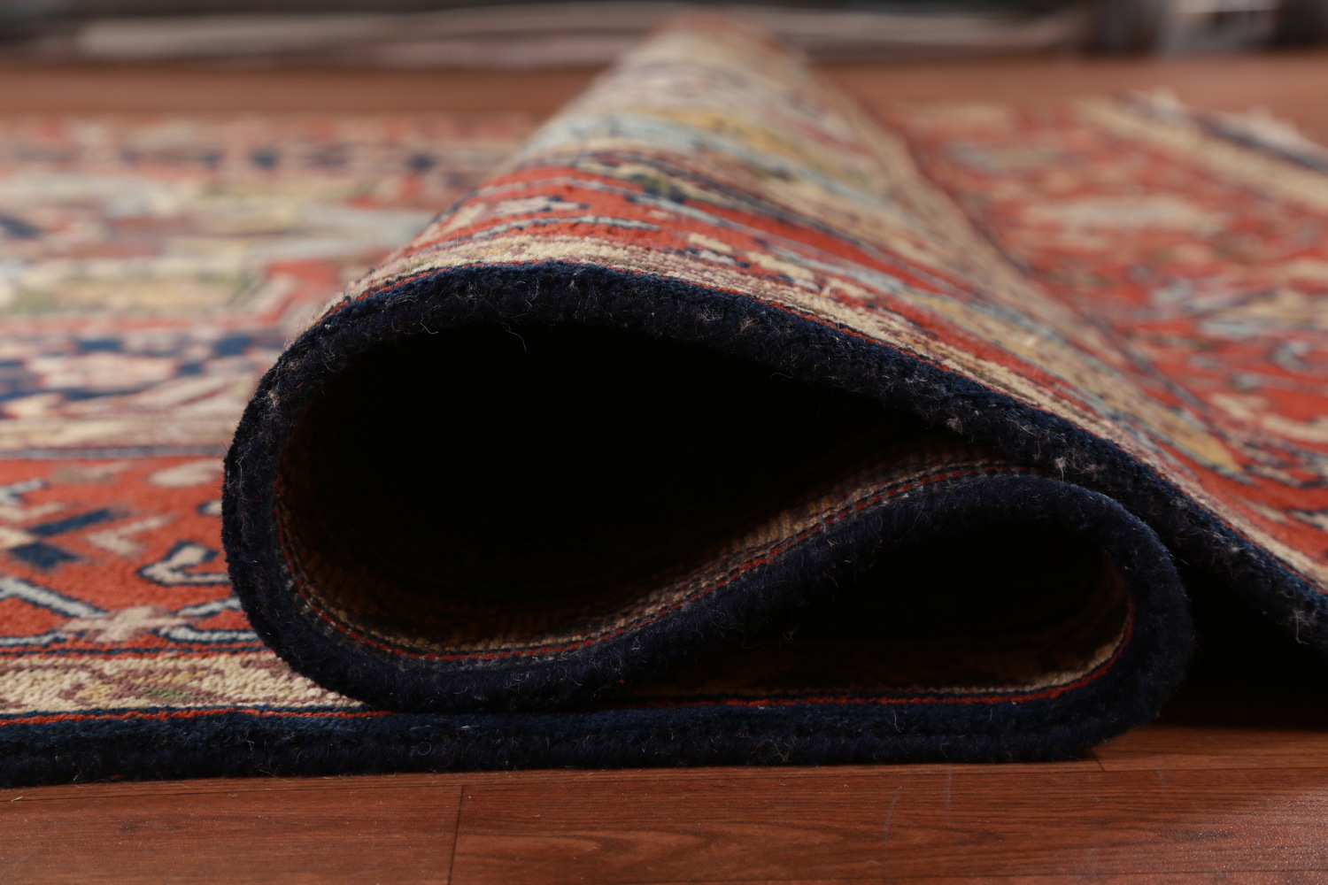 Geometric Heriz Serapi Indian Large Rug 10x14