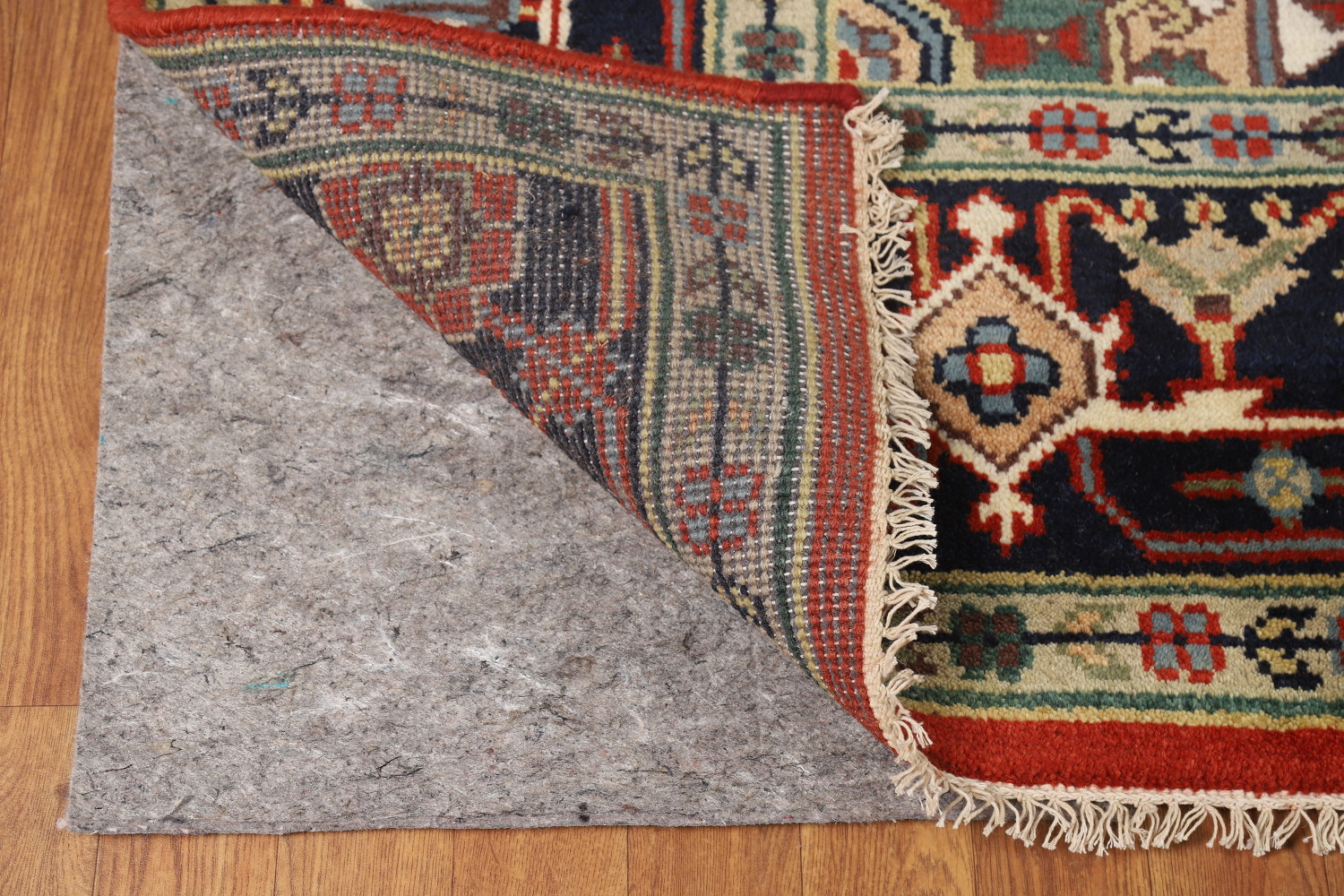 Wool Medallion Heriz Serapi Indian Area Rug 8x10