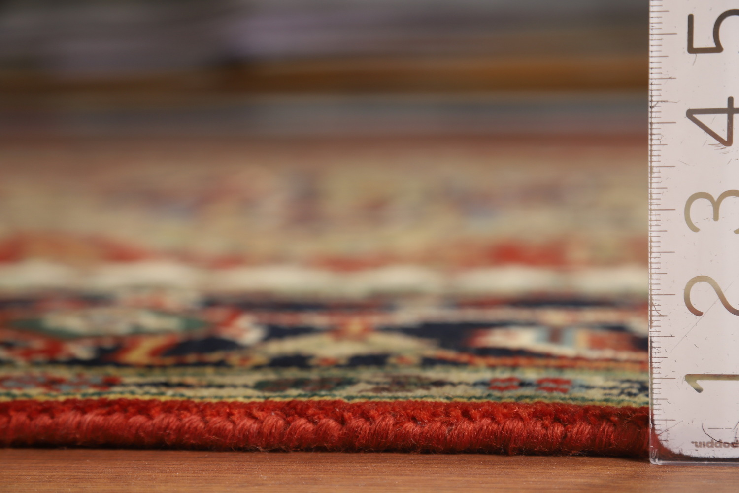 Wool Medallion Heriz Serapi Indian Area Rug 8x10
