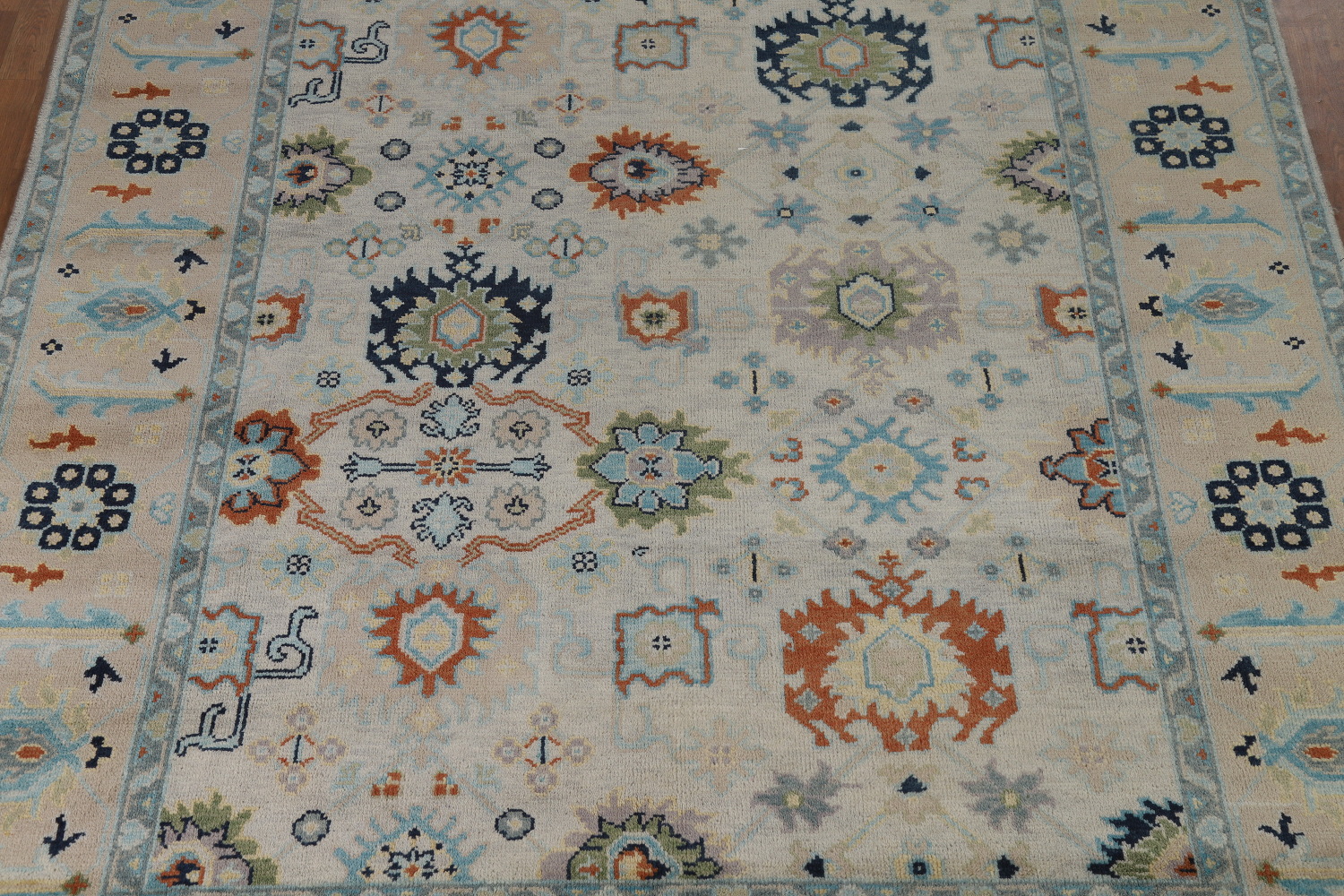 Handmade Wool Oushak Indian Area Rug 8x10