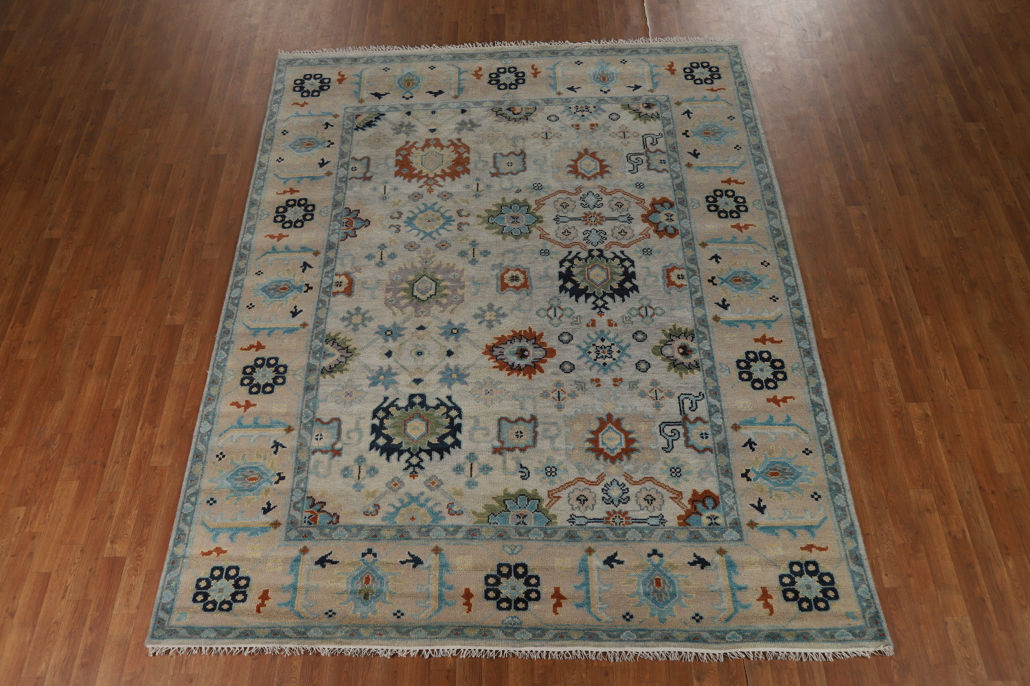 Handmade Wool Oushak Indian Area Rug 8x10