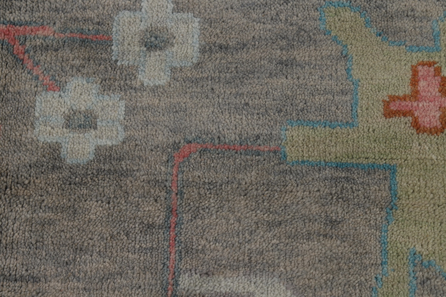 Handmade Floral Oushak Indian Large Rug 12x15