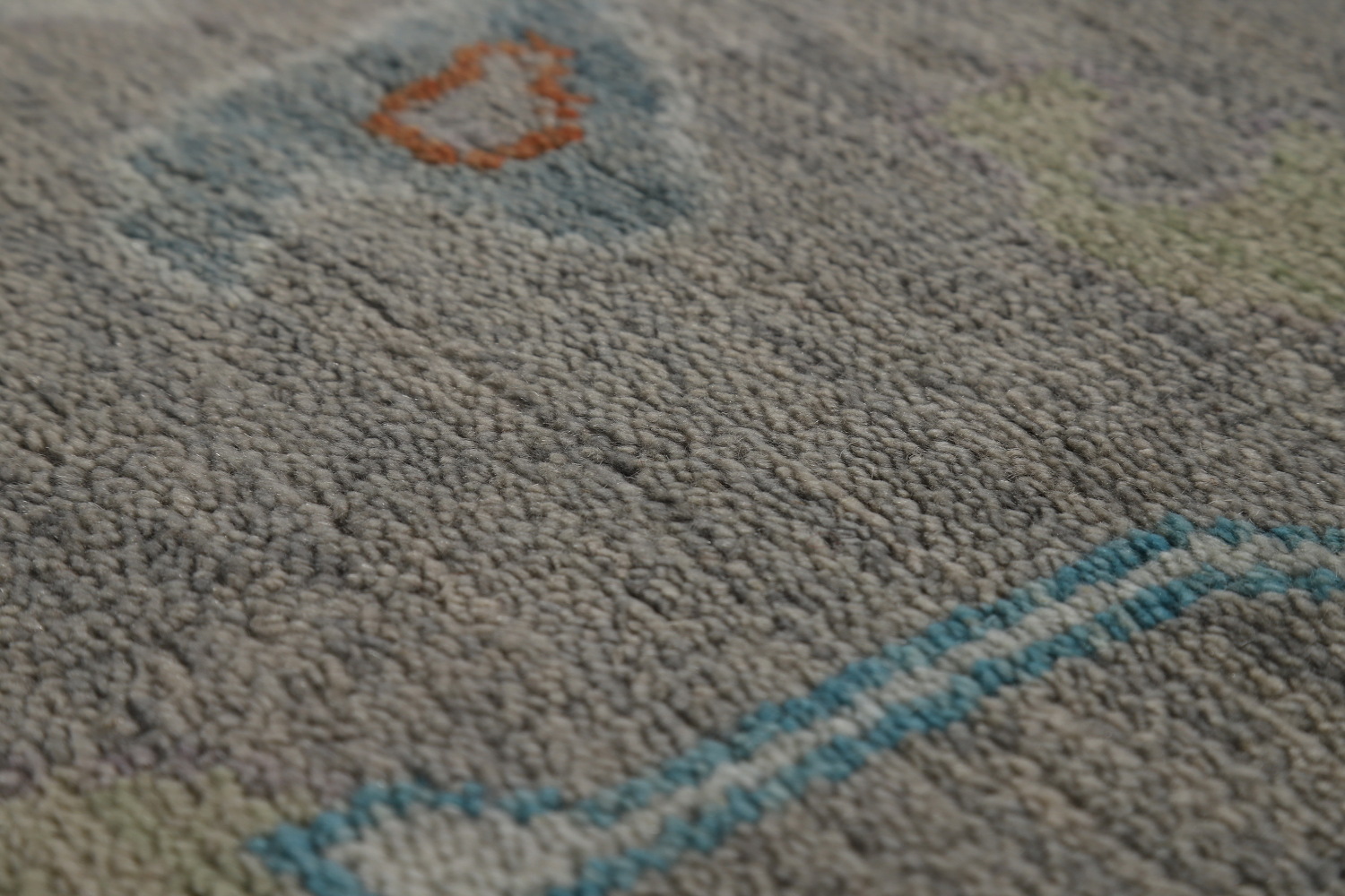 Handmade Floral Oushak Indian Large Rug 12x15