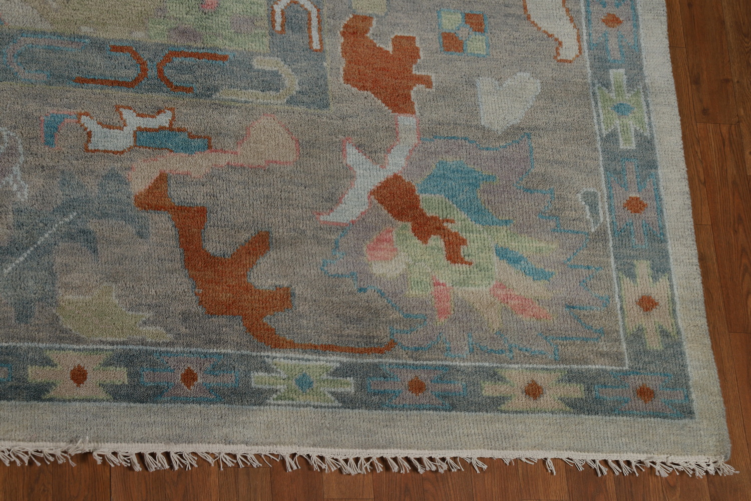 Handmade Wool Oushak Indian Large Rug 12x15