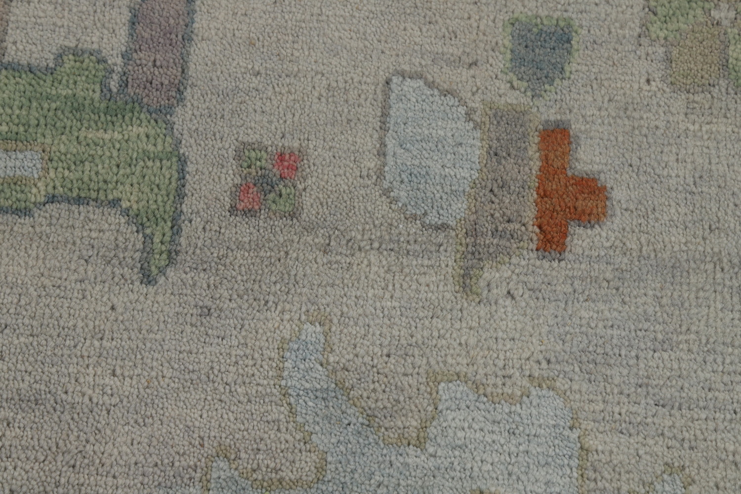 Handmade Wool Oushak Indian Large Rug 12x15