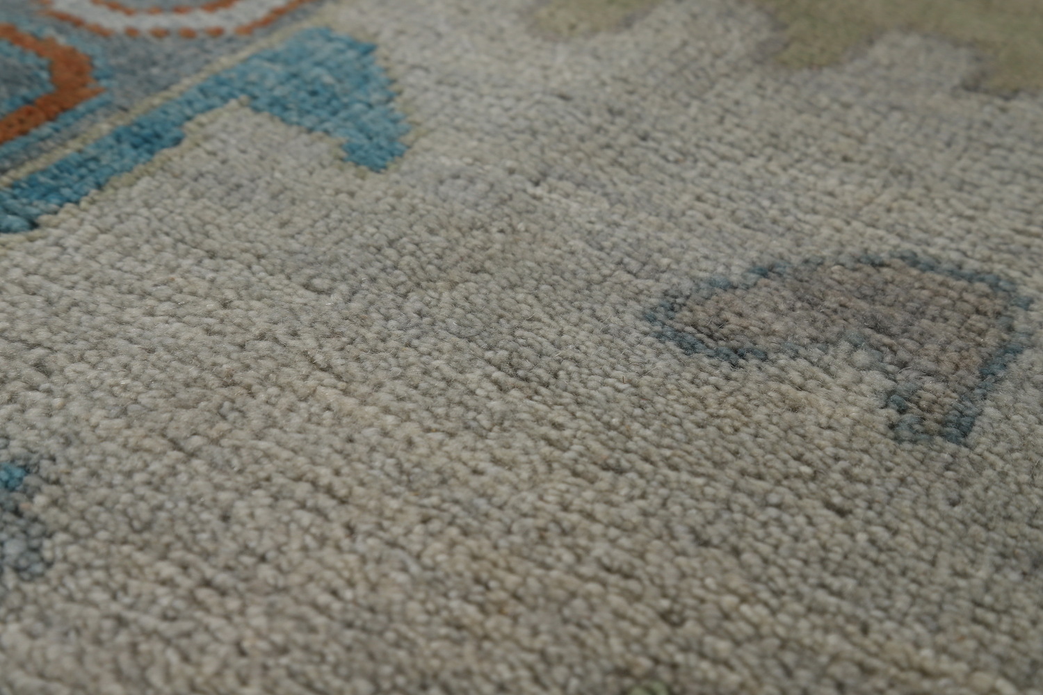 Handmade Wool Oushak Indian Large Rug 12x15
