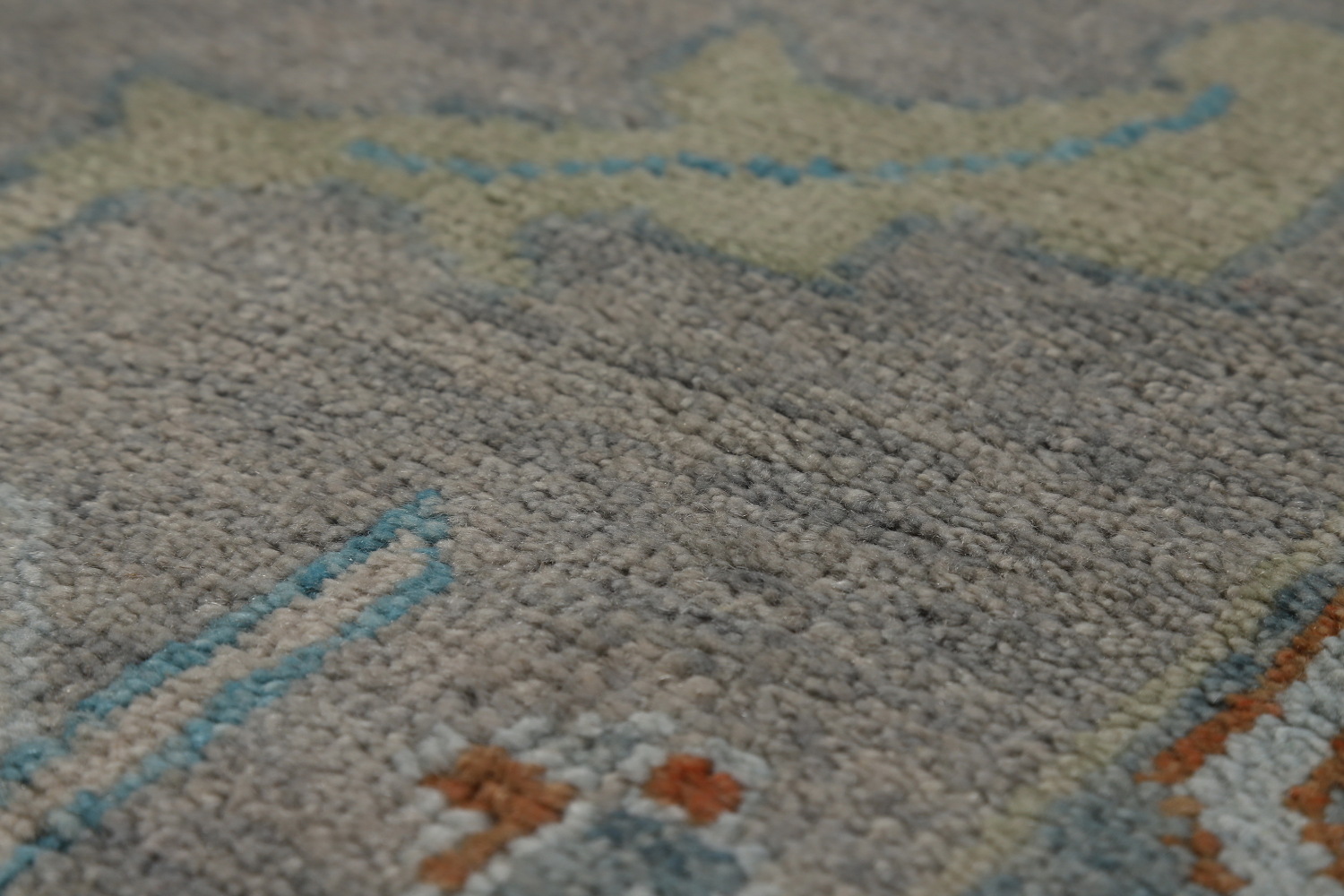 Handmade Wool Oushak Indian Large Rug 12x15