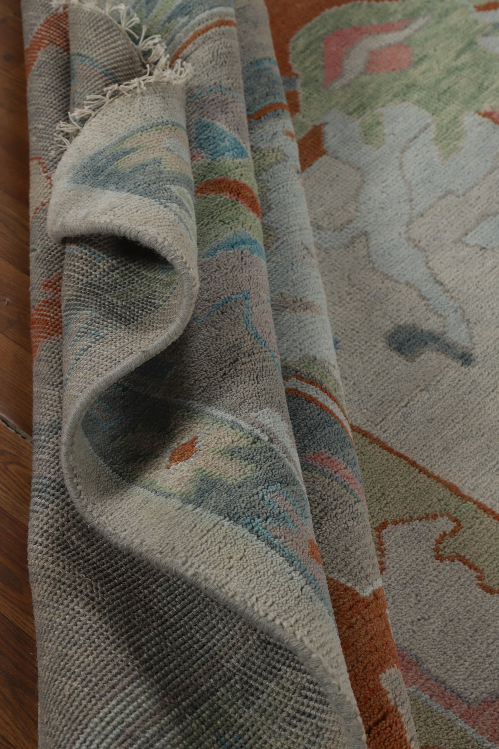 Handmade Wool Oushak Indian Large Rug 12x15