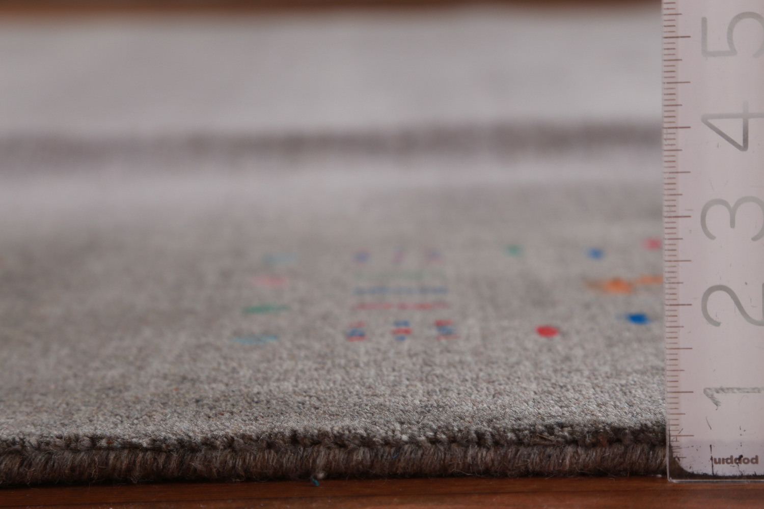 Gray Wool Tribal Gabbeh Indian Area Rug 9x12