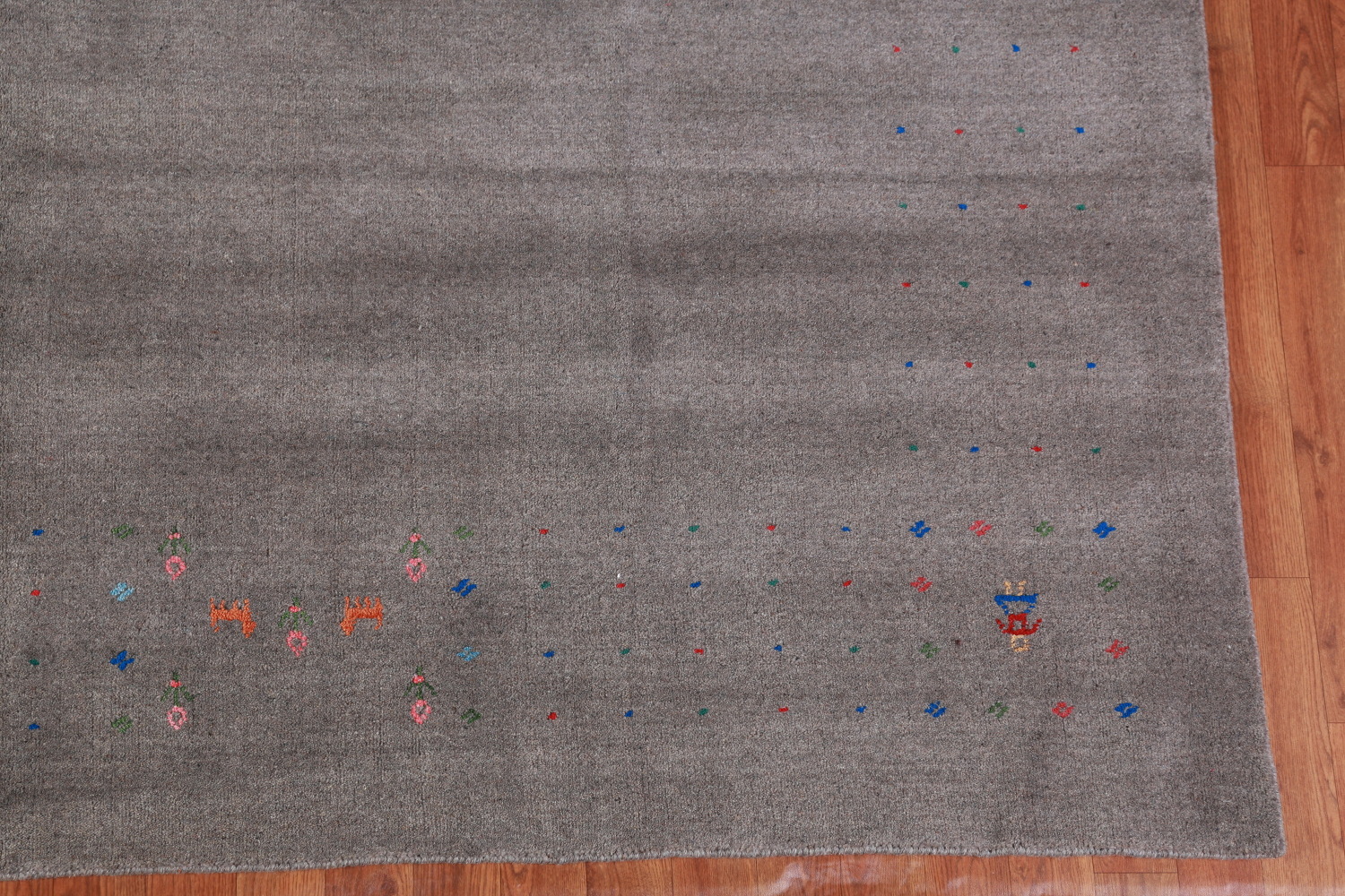 Tribal Wool Gabbeh Indian Area Rug 9x12