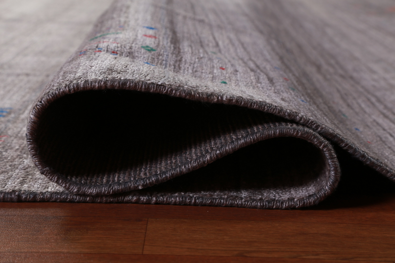Gray Wool Gabbeh Indian Area Rug 9x12