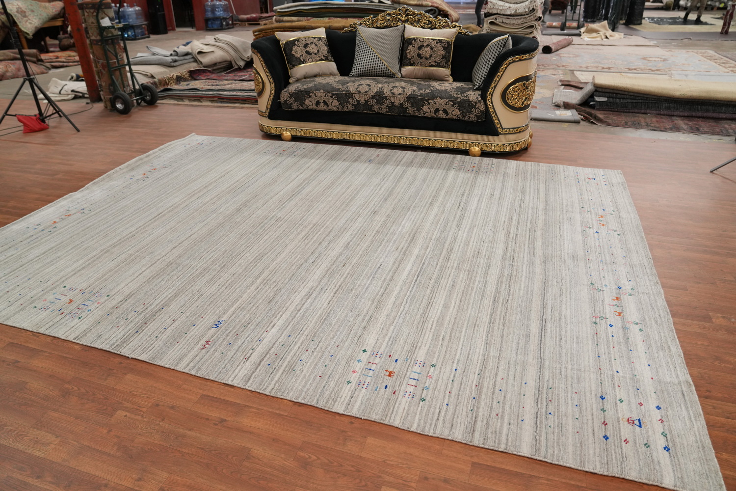 Tribal Gabbeh Indian Area Rug 9x12