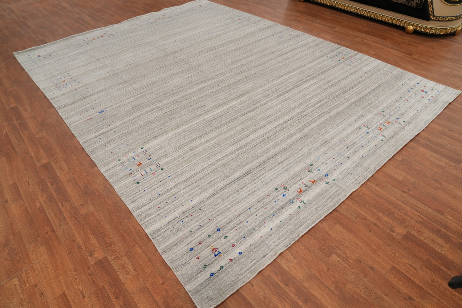 Tribal Gabbeh Indian Area Rug 9x12