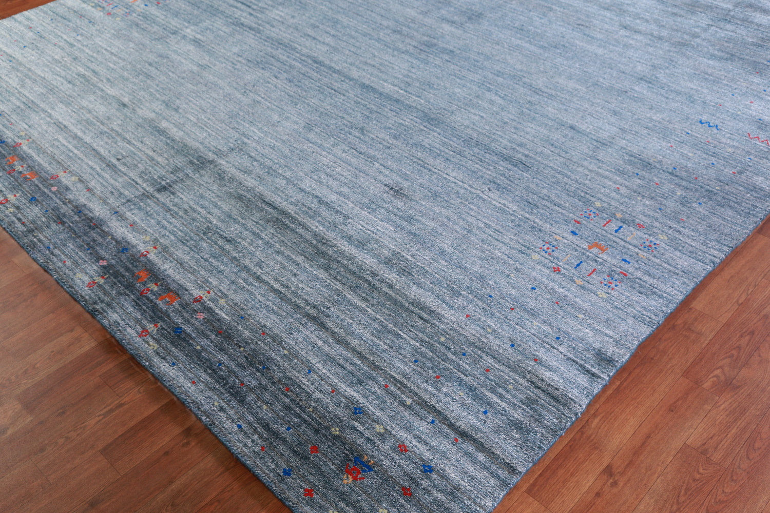 Handmade Silk Gabbeh Oriental Area Rug 9x11