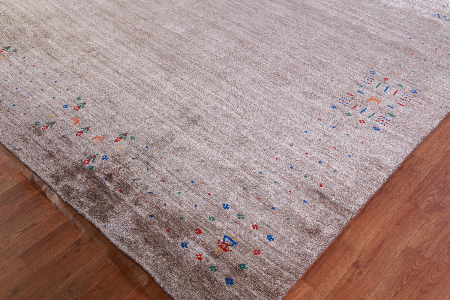 Silk Gabbeh Oriental Area Rug 9x12