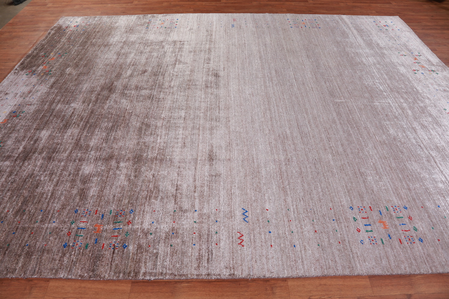 Silk Gabbeh Oriental Area Rug 9x12