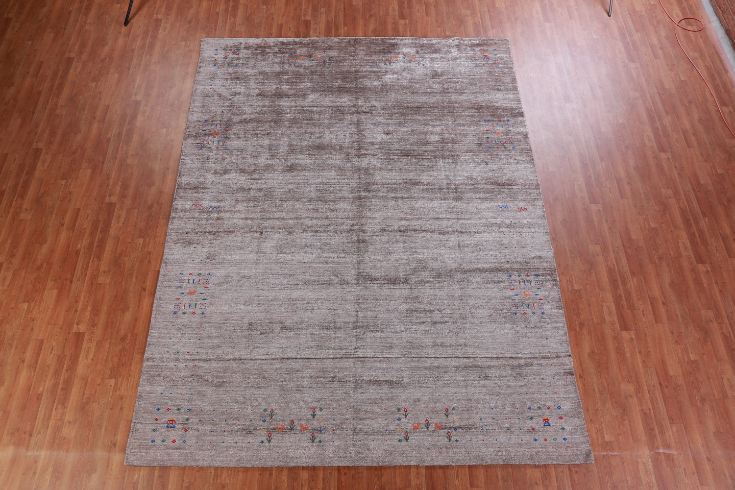 Silk Gabbeh Oriental Area Rug 9x12