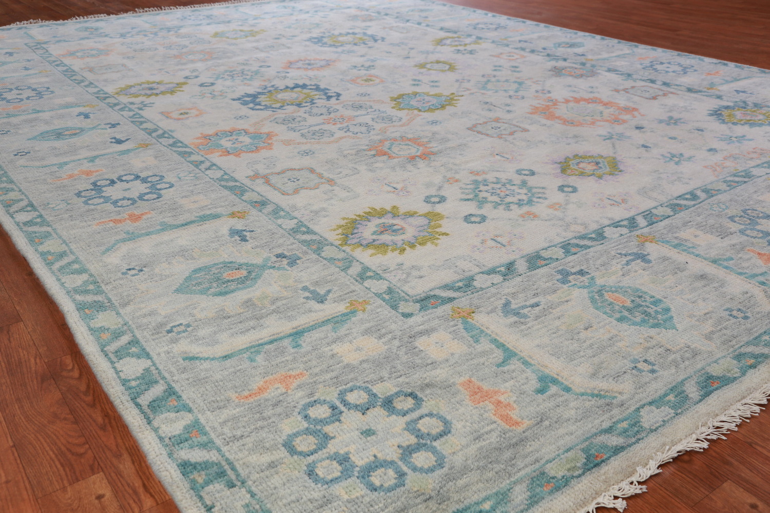 Handmade Wool Oushak Indian Area Rug 9x12