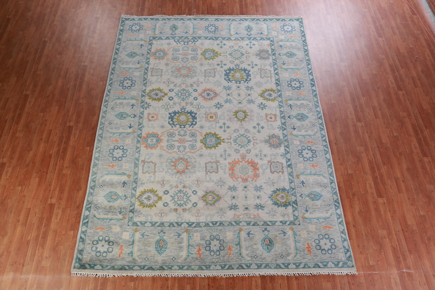 Handmade Wool Oushak Indian Area Rug 9x12