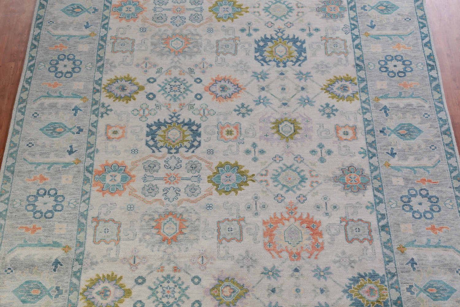 Handmade Wool Oushak Indian Area Rug 9x12
