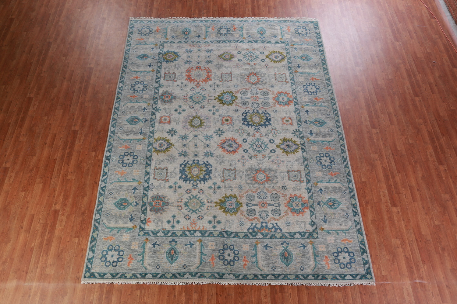 Handmade Wool Oushak Indian Area Rug 9x12