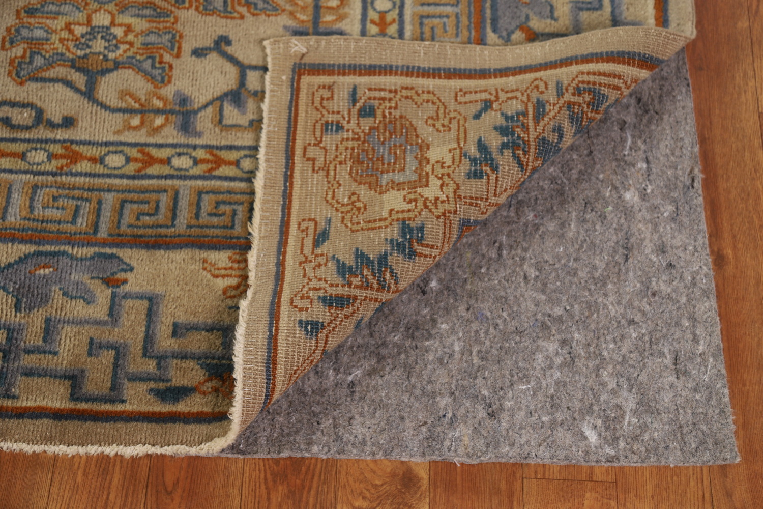 Antique Vegetable Dye Art Deco Chinese Accent Rug 9x11