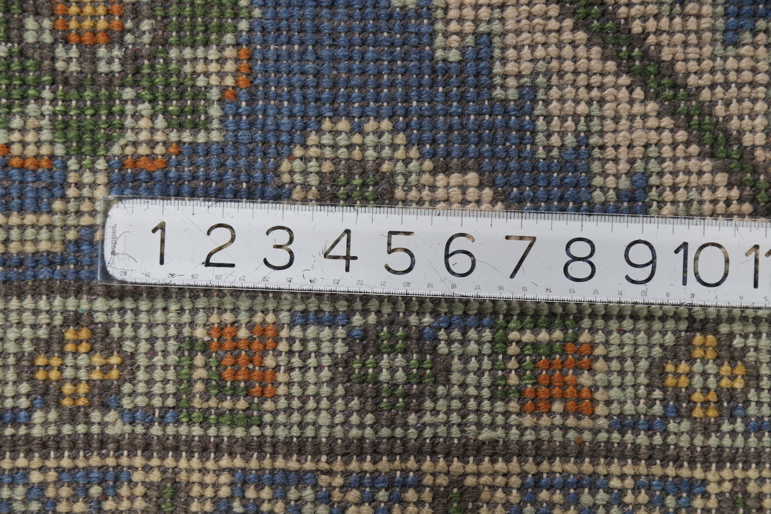 Orange Wool Floral Oushak Oriental Area Rug 9x12
