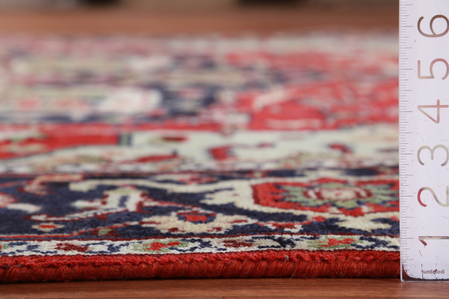 Geometric Red Wool Heriz Serapi Oriental Area Rug 8x10
