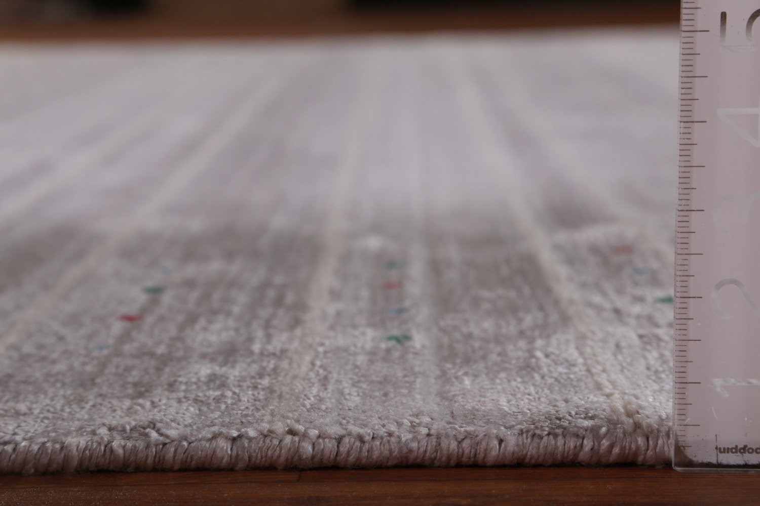 Silver Gray Gabbeh Indian Area Rug 9x12