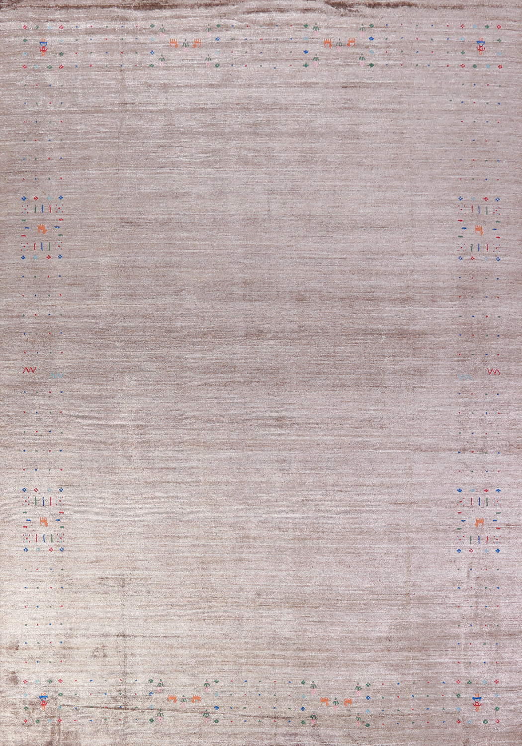 Tribal Gabbeh Indian Area Rug 9x12
