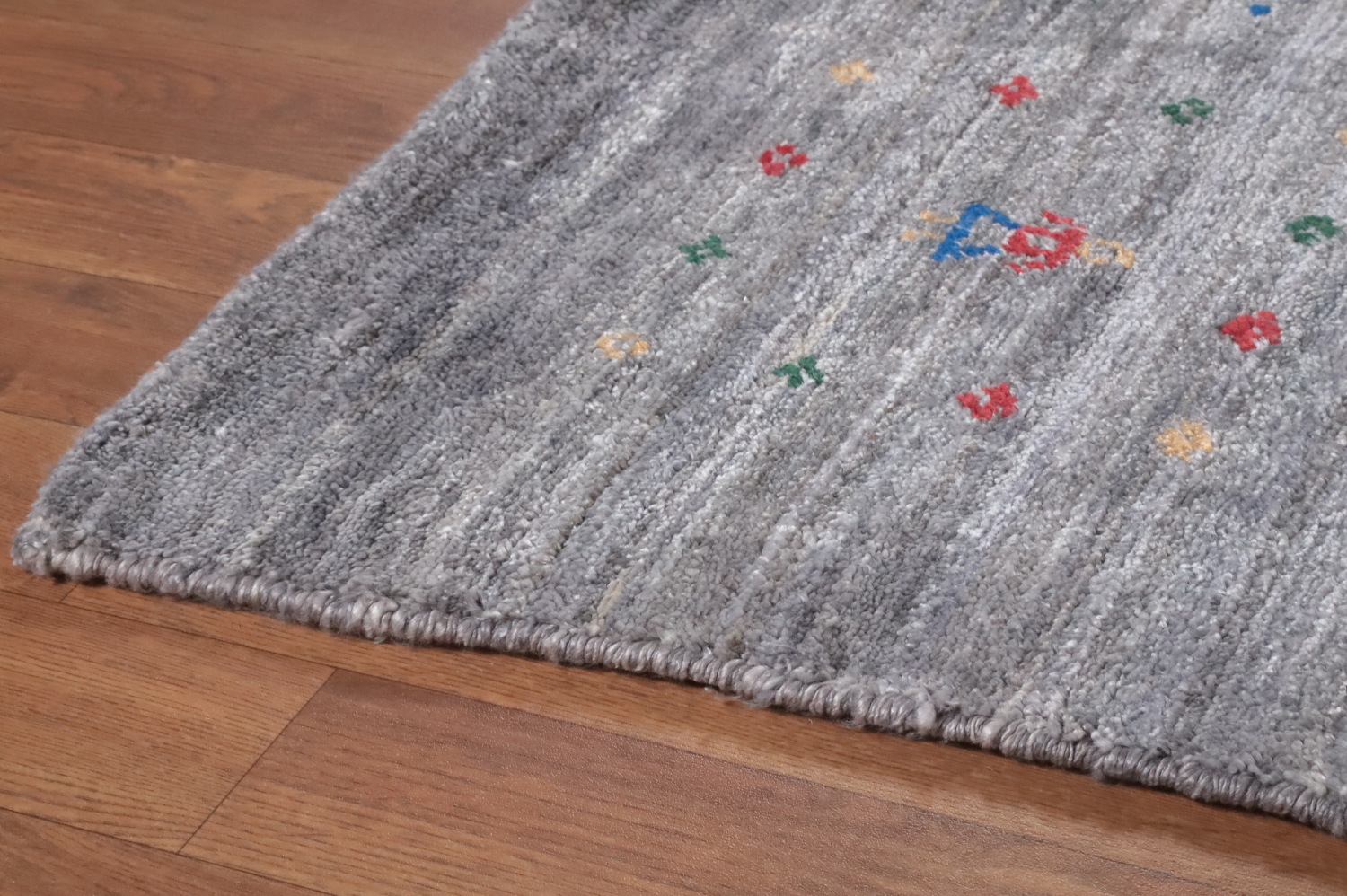 Tribal Gray Gabbeh Indian Area Rug 9x12