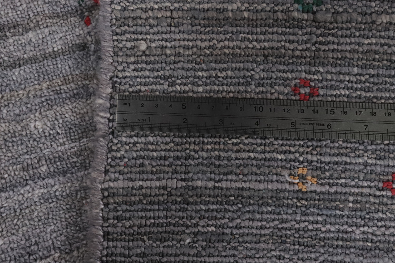 Tribal Gray Gabbeh Indian Area Rug 9x12