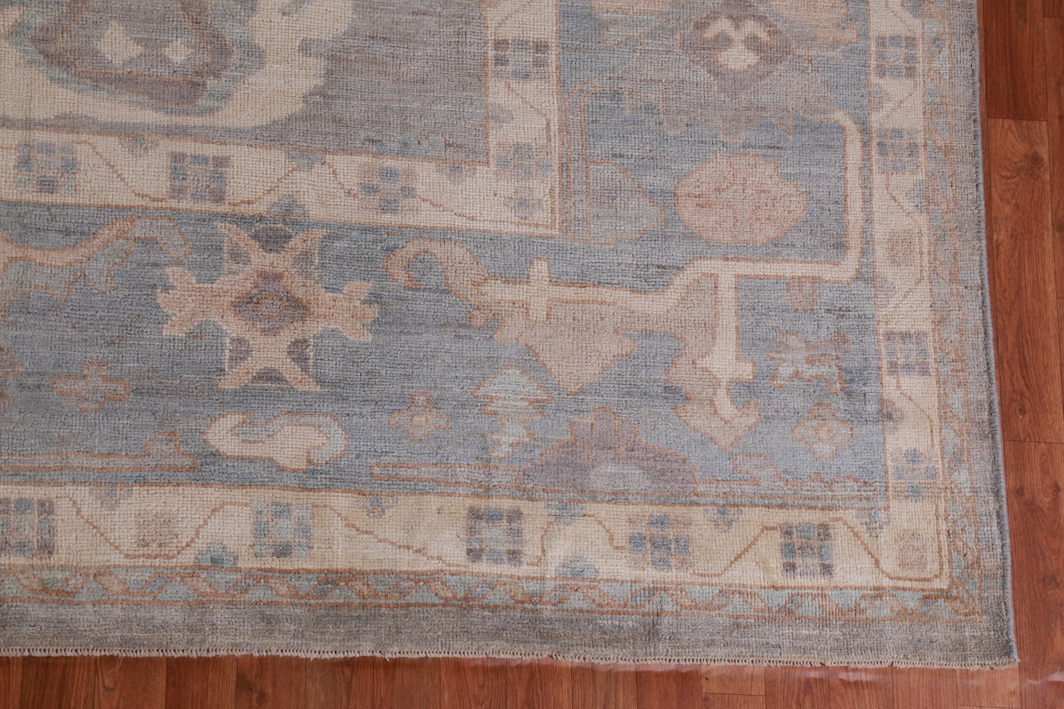 Vegetable Dye Oushak Turkish Large Rug 12x14