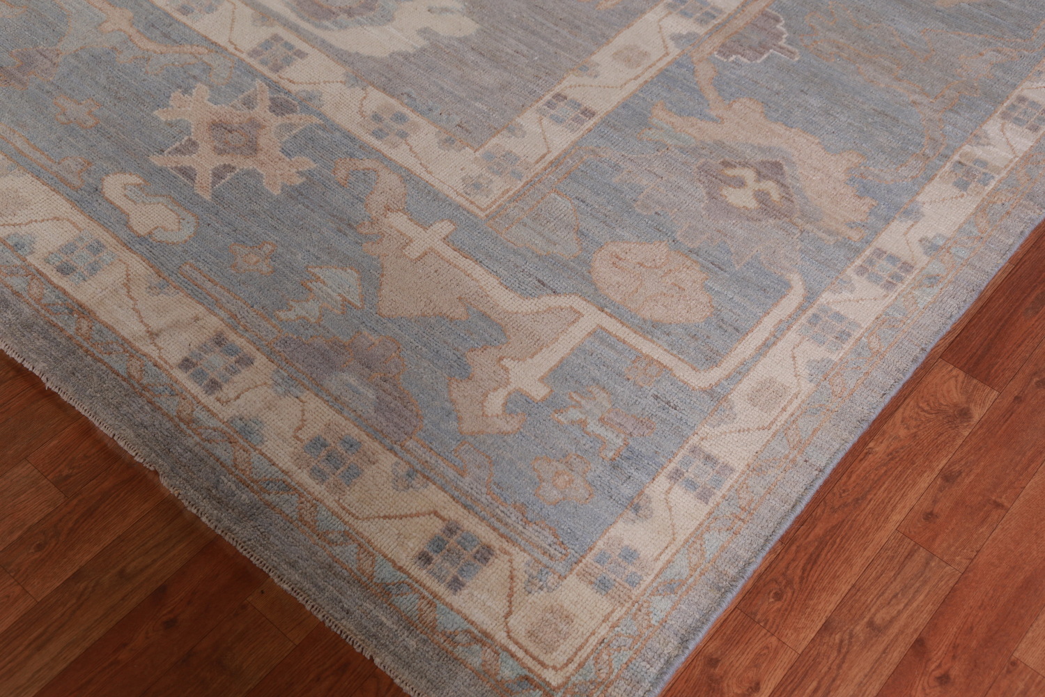 Vegetable Dye Oushak Turkish Large Rug 12x14
