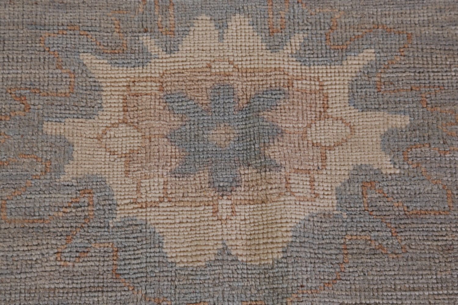 Vegetable Dye Oushak Turkish Large Rug 12x14