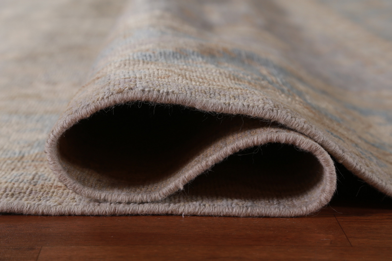 Vegetable Dye Gray Oushak Turkish Area Rug 9x12