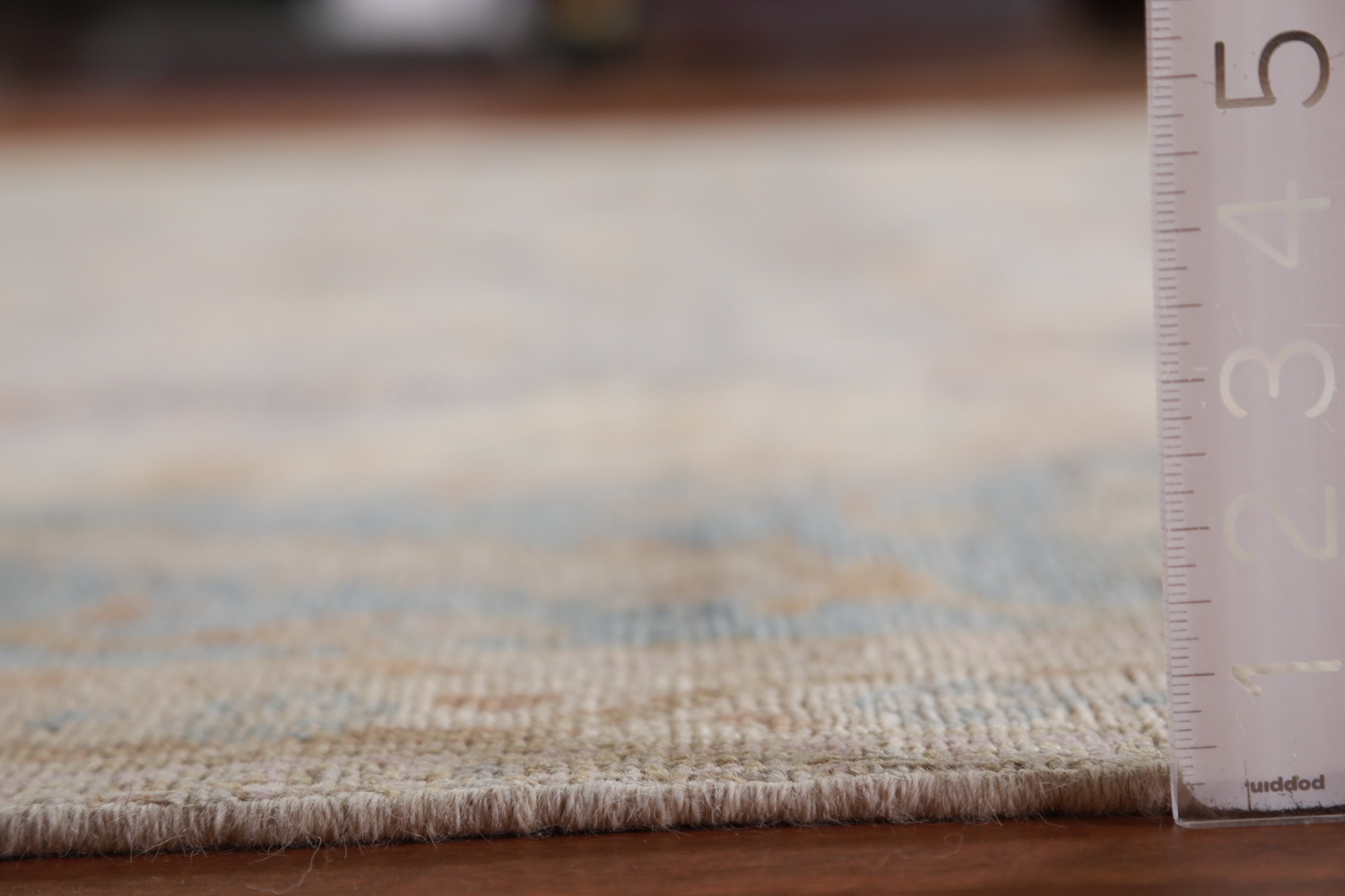 Vegetable Dye Gray Oushak Turkish Area Rug 9x12