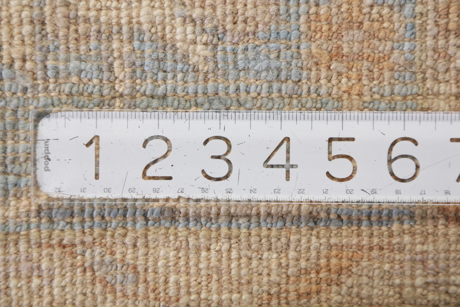 Vegetable Dye Gray Oushak Turkish Area Rug 9x12