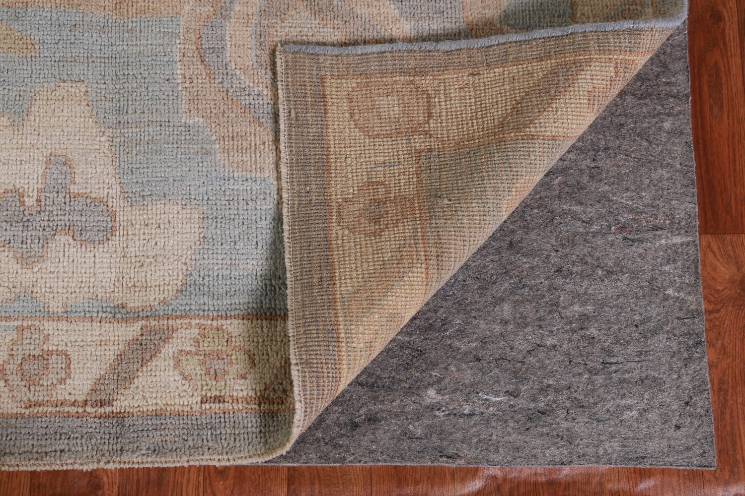Vegetable Dye Gray Oushak Turkish Area Rug 9x12