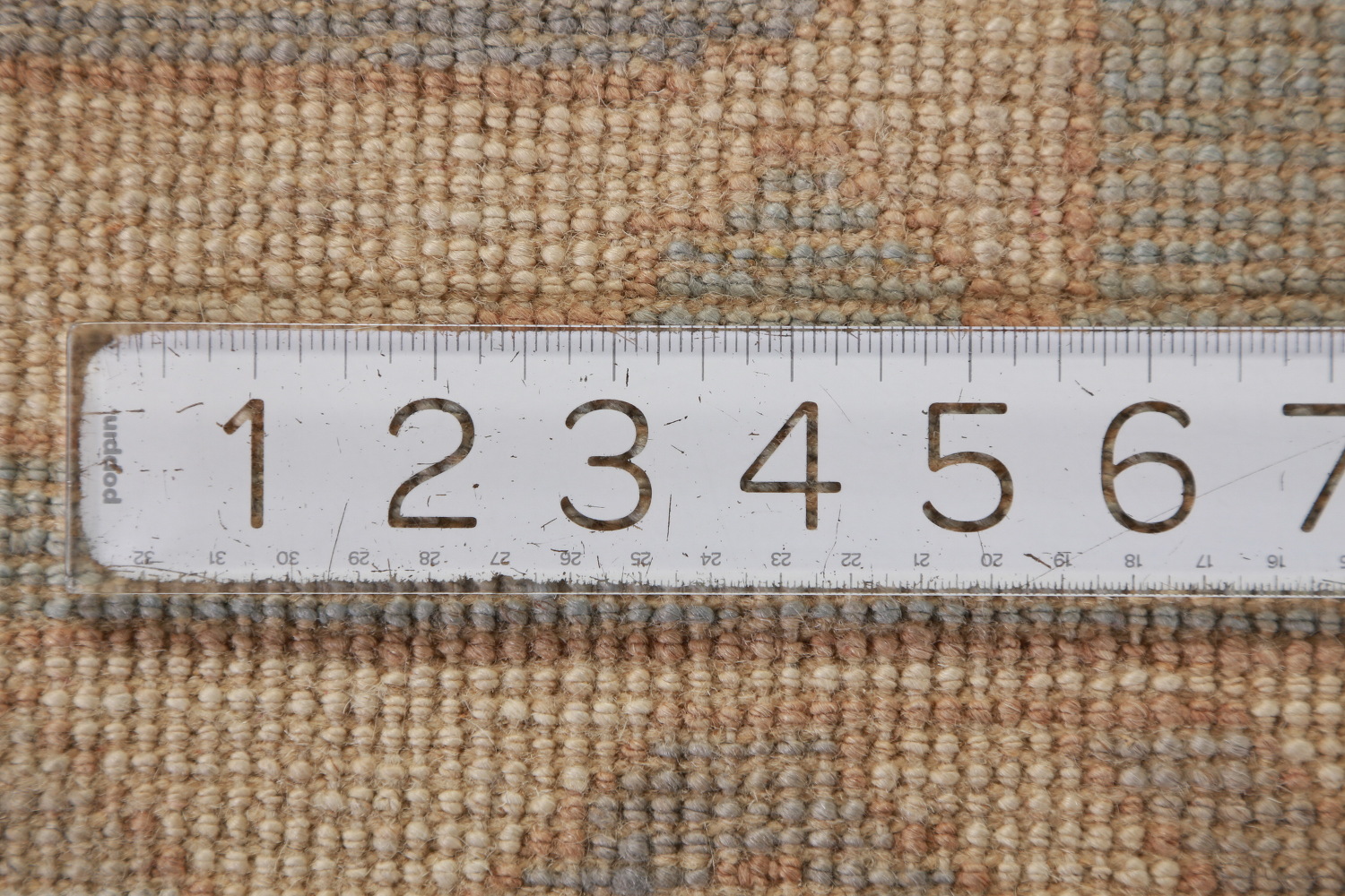 Vegetable Dye Gray Oushak Turkish Area Rug 9x12