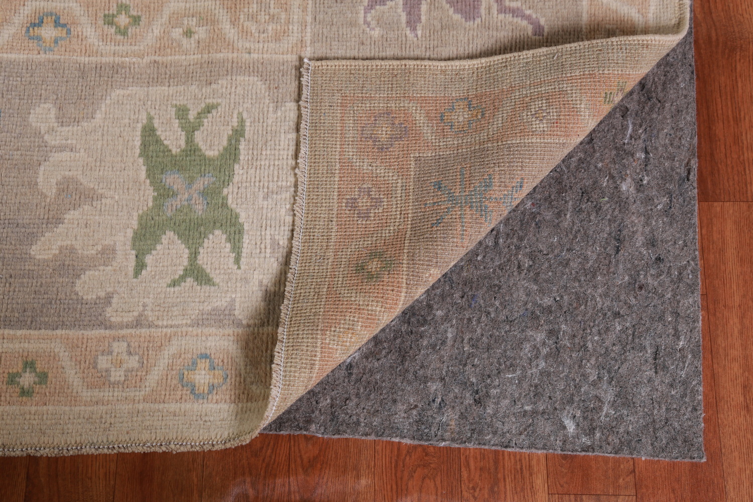 Vegetable Dye Oushak Turkish Area Rug 9x12