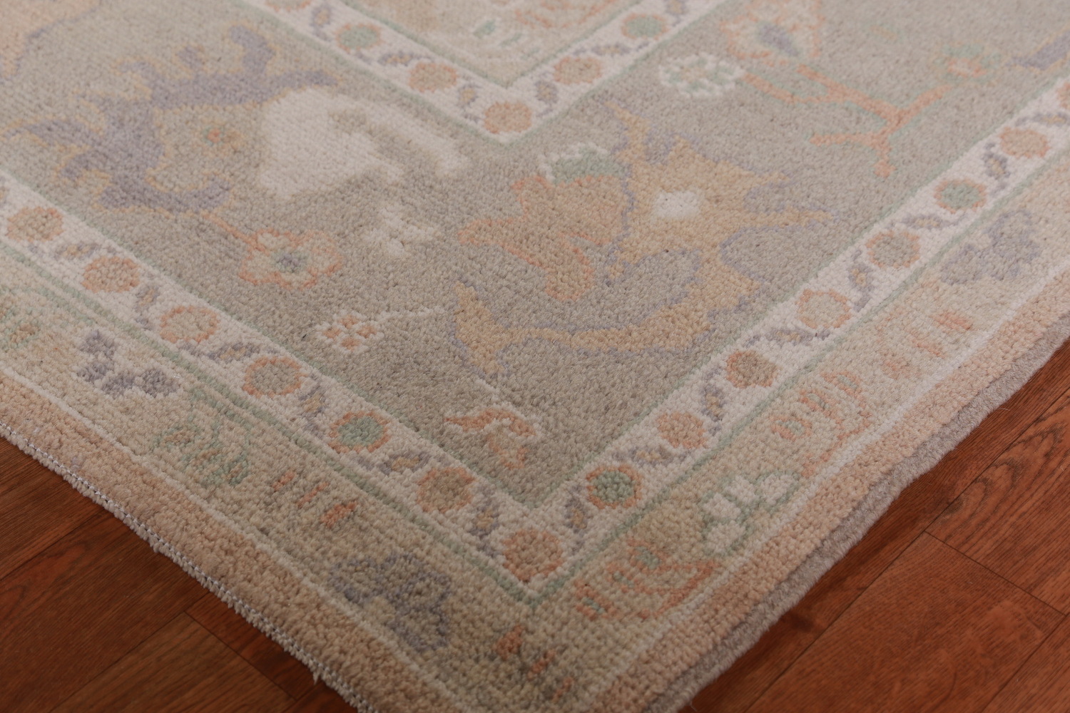 Vegetable Dye Oushak Turkish Area Rug 9x12
