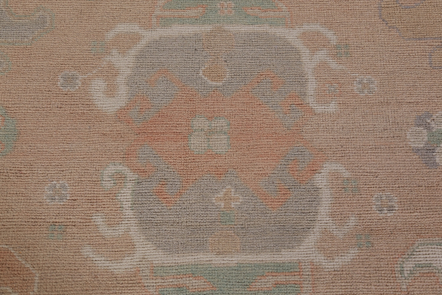 Vegetable Dye Oushak Turkish Area Rug 9x12