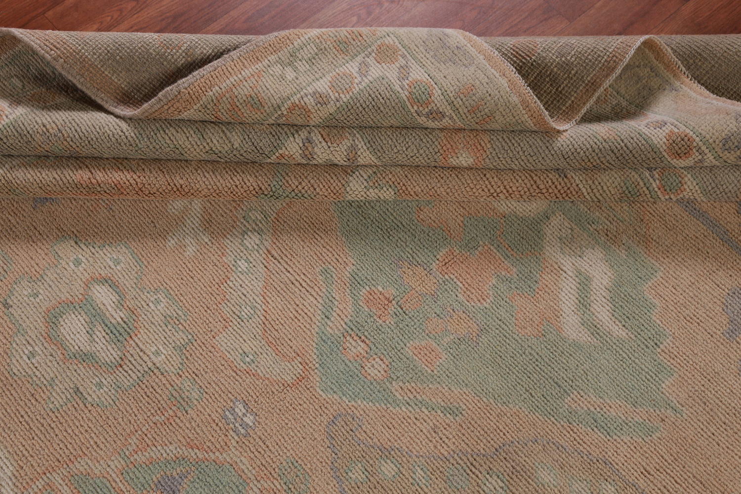 Vegetable Dye Oushak Turkish Area Rug 9x12