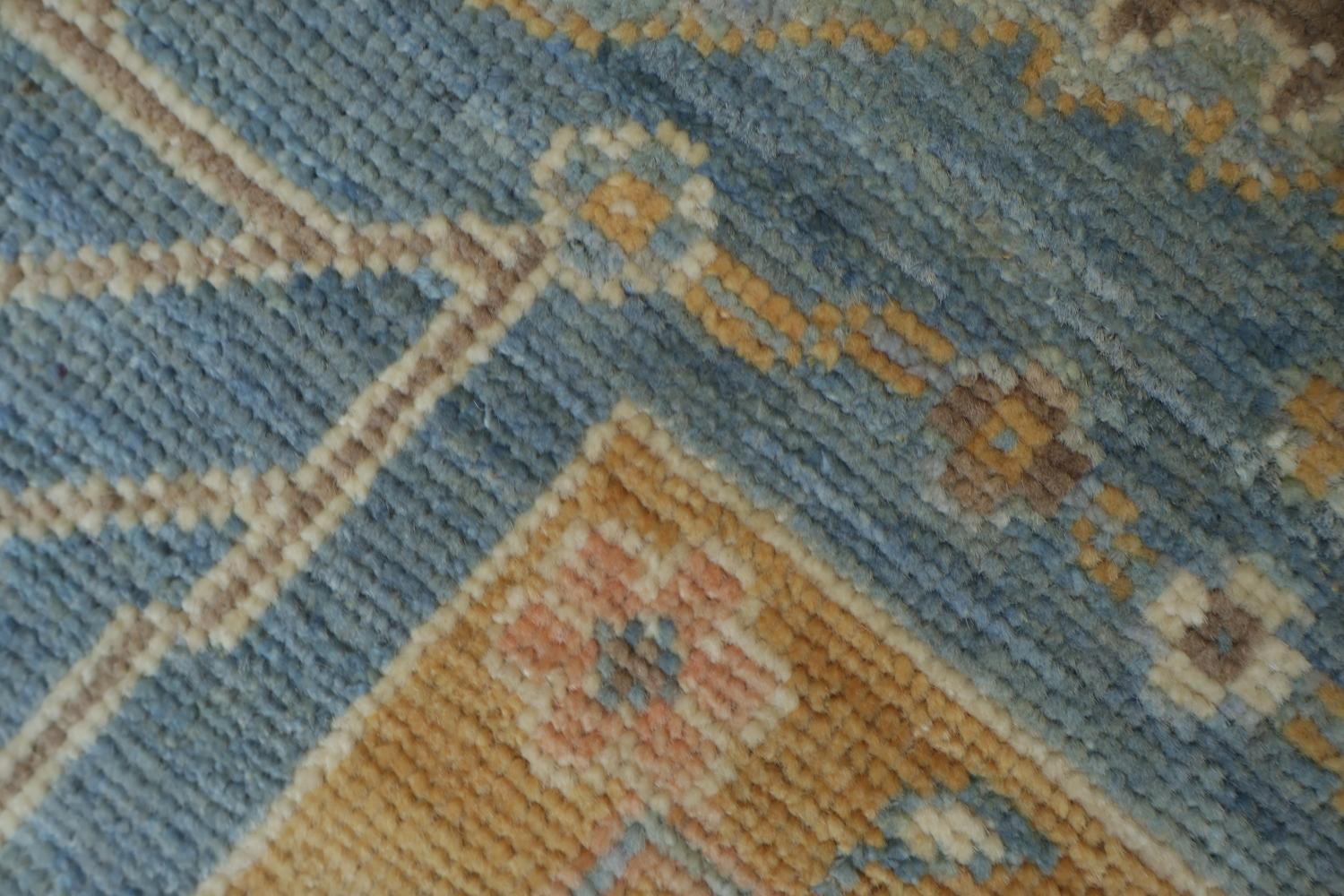 Vegetable Dye Brown Oushak Turkish Area Rug 9x12