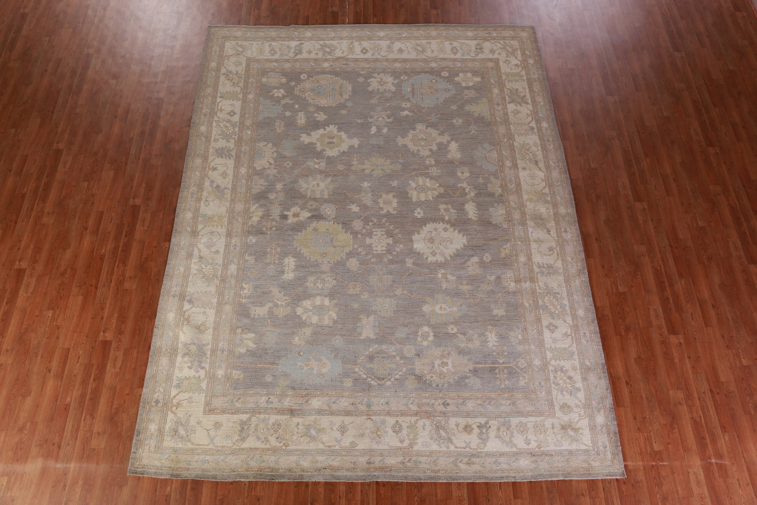 Vegetable Dye Oushak Turkish Area Rug 9x12
